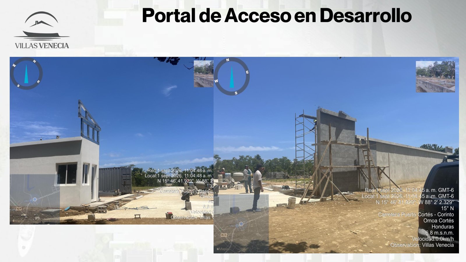 Portal de acceso en desarrollo